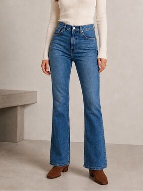Reformation Cindy Bootcut Jeans La Jolla Wash High Rise 29